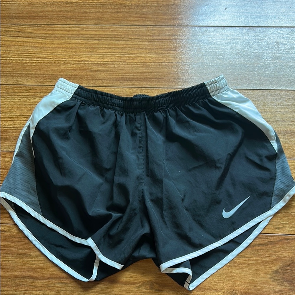 Nike Black and Gray Running Shorts